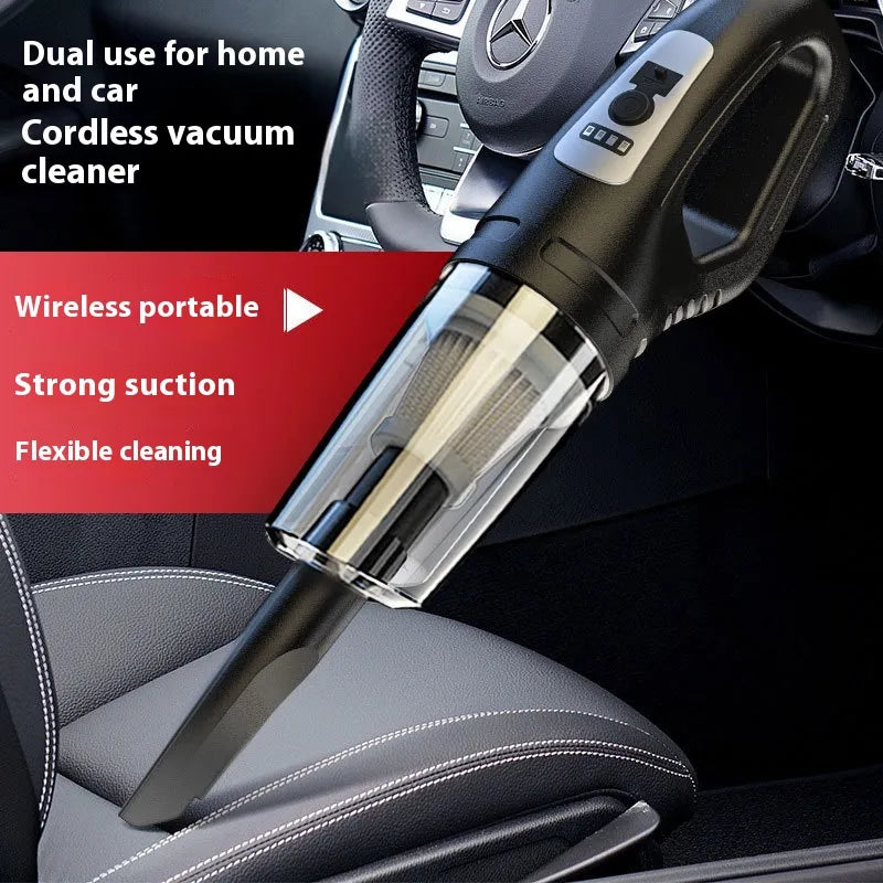 Powerful Rechargeable Handheld Vacuum Cleaner – Car & Home Use