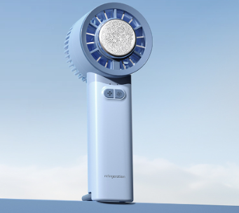 Portable Ice Cold Handheld Fan 2026 – USB Rechargeable Mini Cooling Fan with 3 Speed Settings | Quiet Personal Travel Fan for Summer Heat