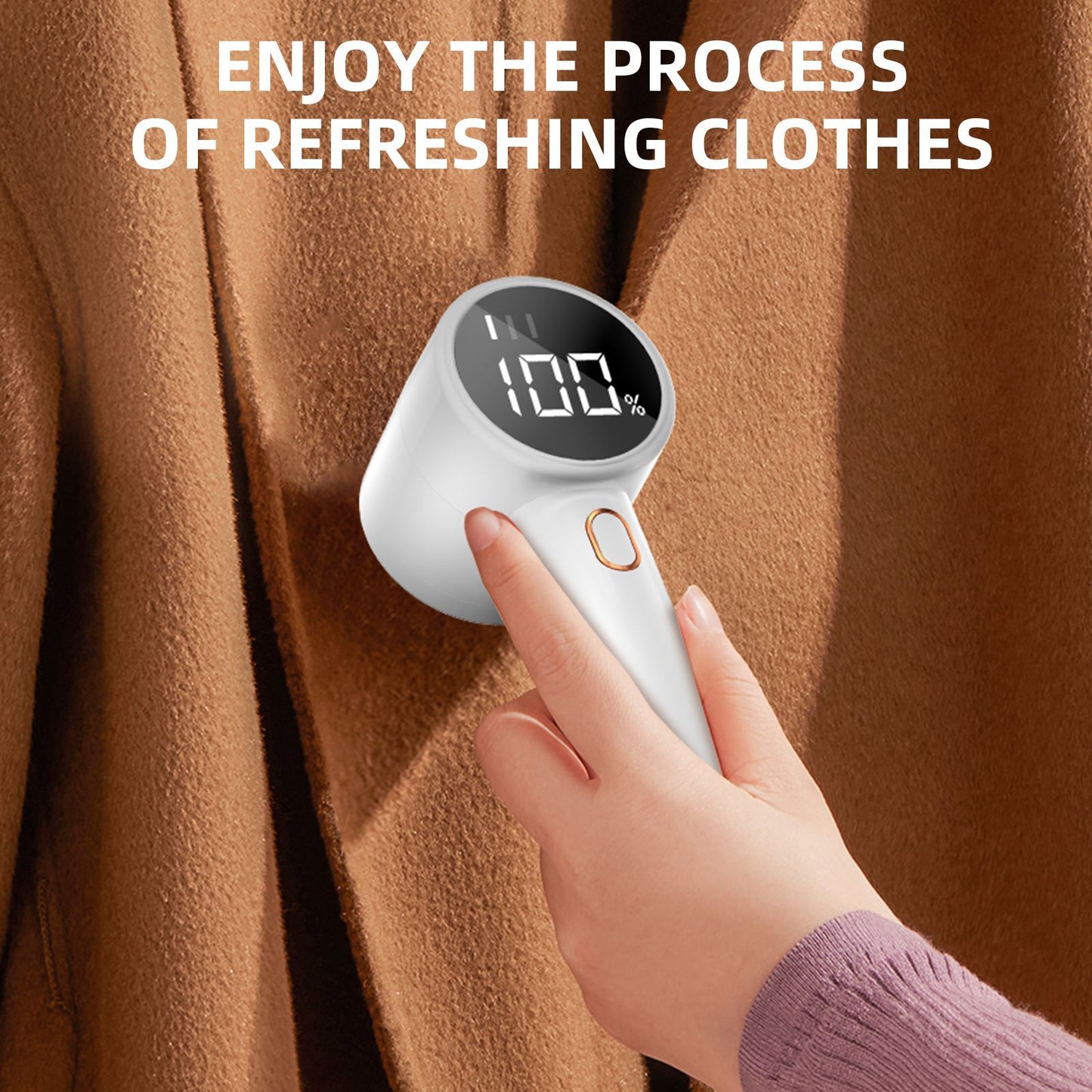Portable Electric Lint Remover – Rechargeable Fabric Shaver for Clothes, Sweaters & Coats
